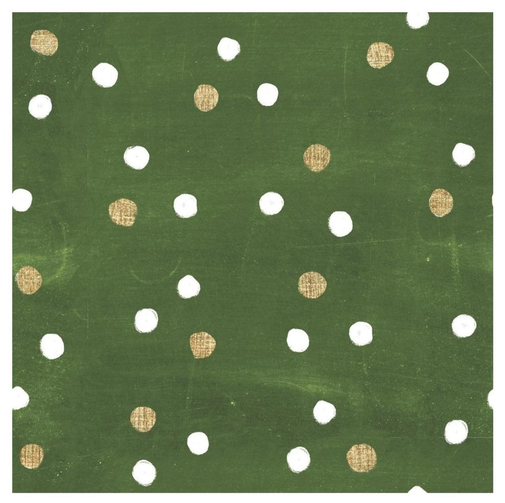 "Santas List Pattern IV" Digital Paper Print by Janelle Penner, 26"x26"
