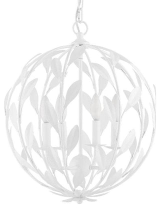 Crystorama Lighting Group 504 Broche 4 Light 16"W Taper Candle - Matte White