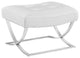 MODWAY Slope Upholstered Vinyl Ottoman