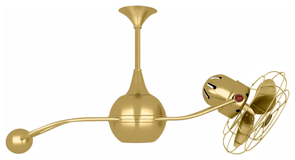 Brisa 2000 Rotational Ceiling Fan, Brushed Brass
