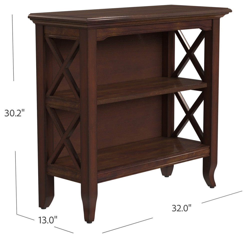 Newport 30" Bookcase, Dark Brown