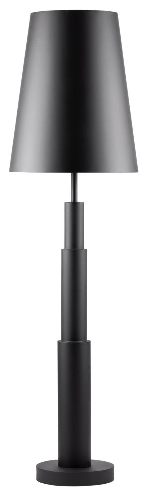 Varaluz 504L06 Giustino 6 Light 70" Tall Buffet Floor Lamp - Matte Black