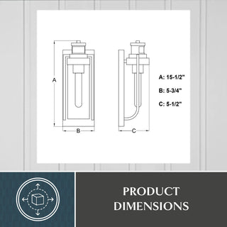 Lawton Steel Black Motion Sensor Dusk to Dawn Outdoor Wall Light Clear Glass