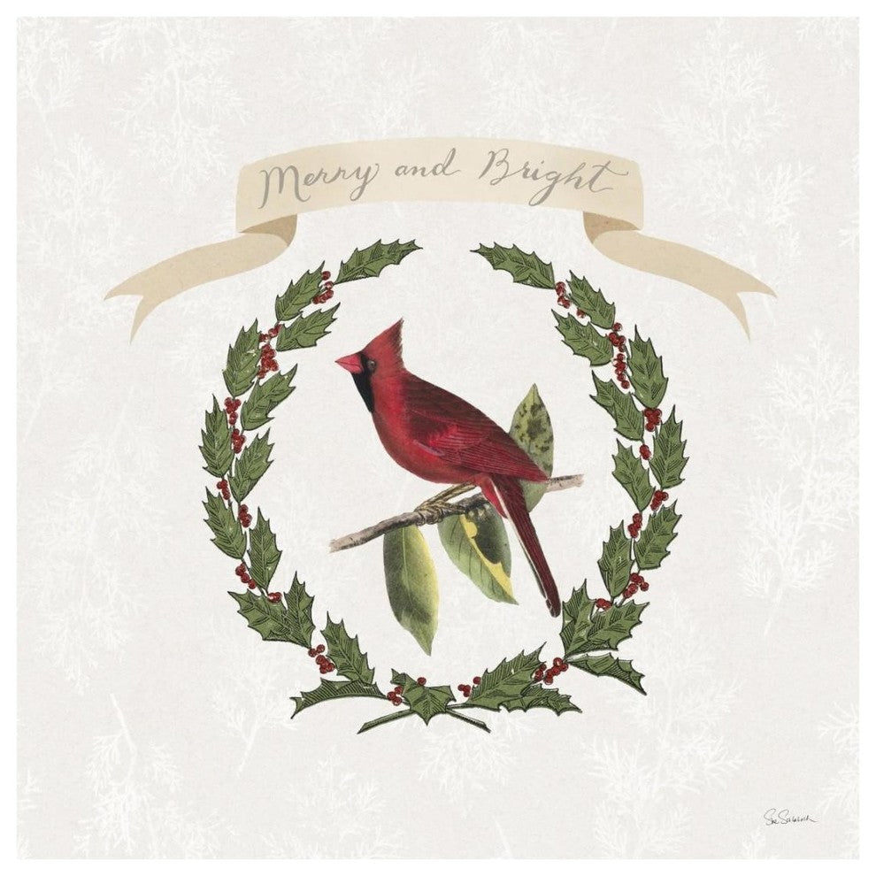 "Joyful Tidings VIII" Digital Paper Print by Sue Schlabach, 20"x20"