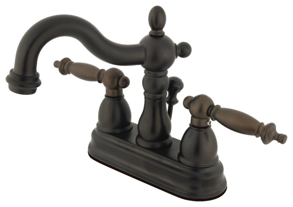 Kingston Brass 4" Centerset Bathroom Faucet, Oil Rubbed Bronze