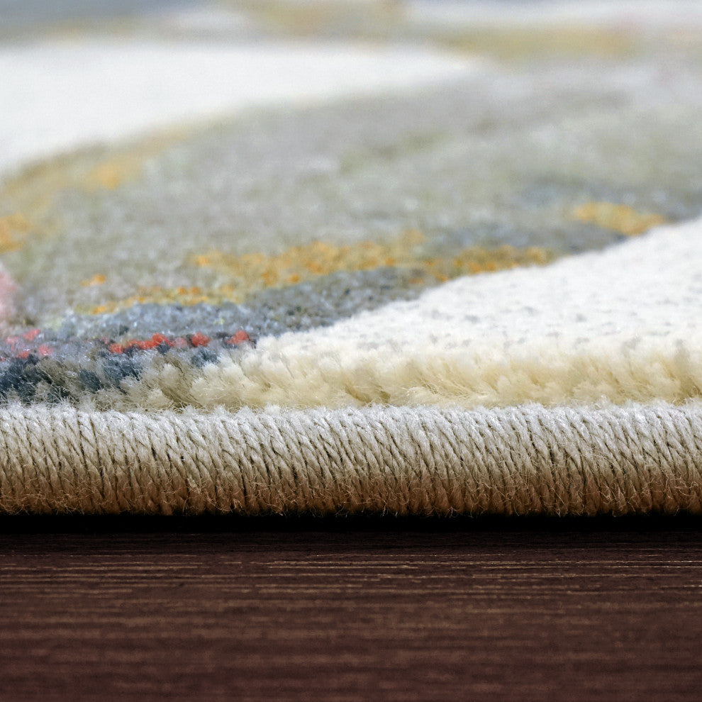 Eclipse Multicolor Area Rug, 5.3'x7.7'