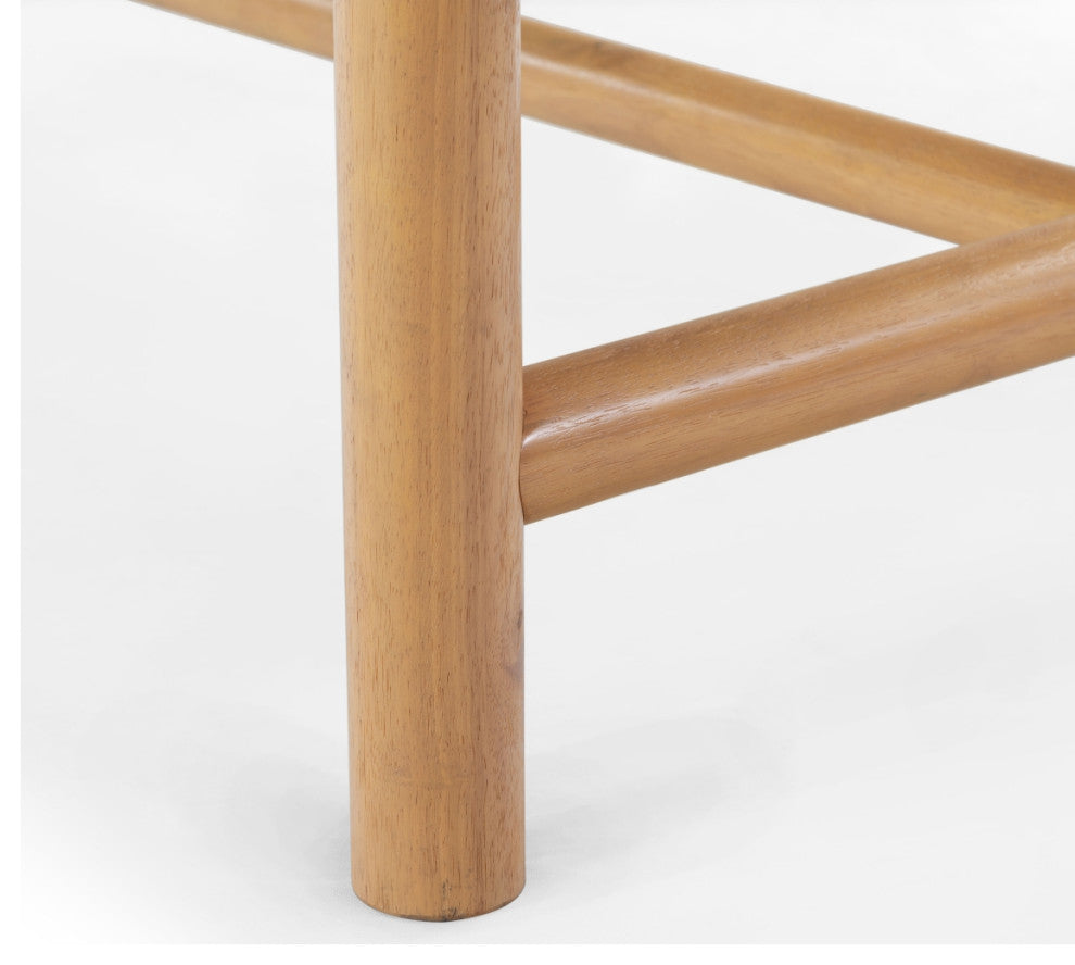 Safavieh Couture Jaylessa Wood Extendable Dining Table, Natural