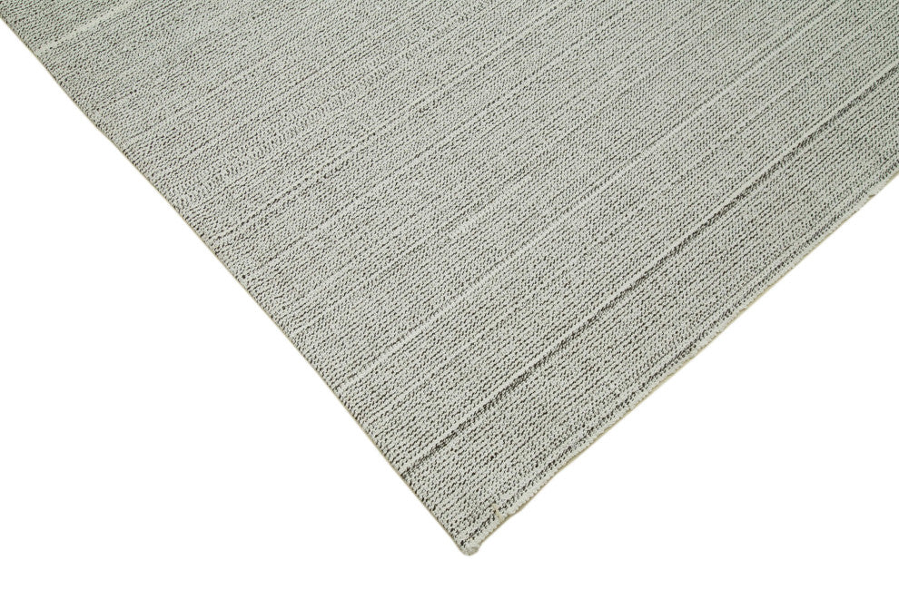 Rug N Carpet - Handmade Turkish 6' 8'' x 11' 11'' Modern Design Wool Kilim Rug