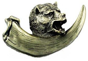 Bear With Claw Pull - Antique Brass, SIE-681492