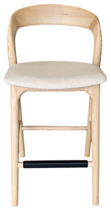 Rotondo 25" Counter Stool, Beige