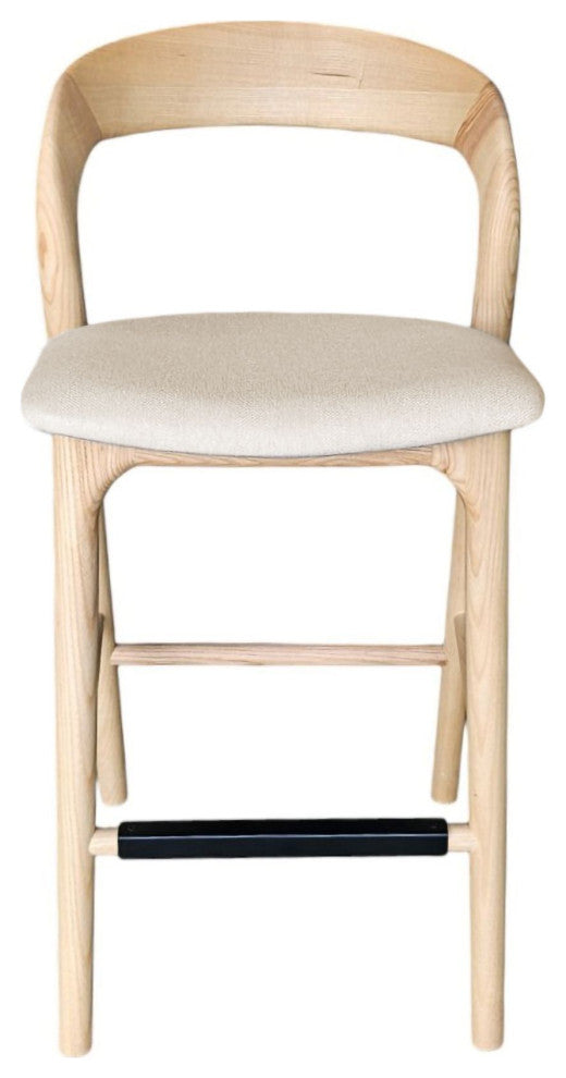 Rotondo 25" Counter Stool, Beige