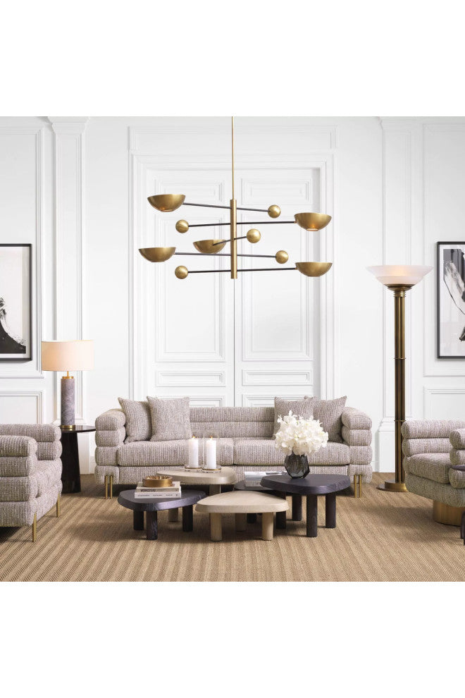 Antique Brass Bowls Chandelier | Eichholtz Salinas