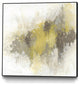 "Saffron Abstract I" Framed Canvas by Giant Art 20"x20"