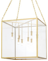 Catskill 8-Light Large Pendant Aged Brass Finish