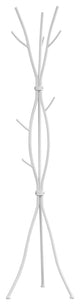 74" White Metal Modern Tree Branch Coat Rack