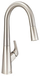 Vaughn Single Handle Pull-Down Kitchen Faucet, Stainless Steel