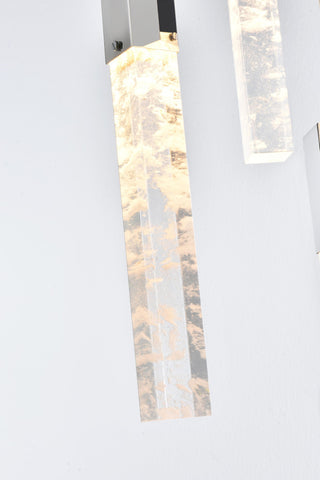 Home Living 20" Chandelier, Black