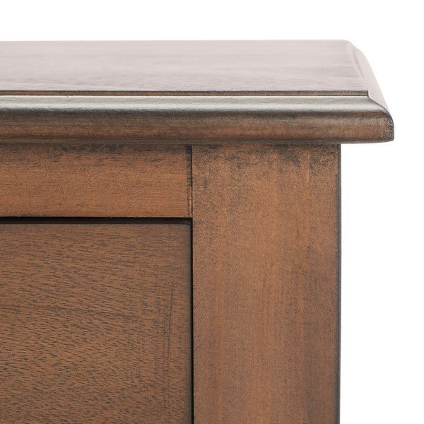 Safavieh Athena 2 Drawer Console Table, Brown