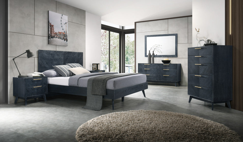 Modrest Diana Modern Grey Ash Bed, King