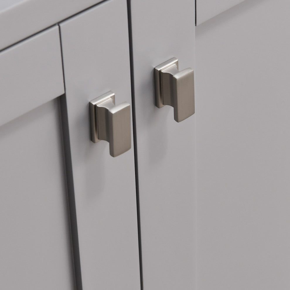 Bathroom Vanity Set, Base:Gray, 48", Without Mirror