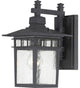 Cove Neck 1-Light Outdoor Wall, Textured Black