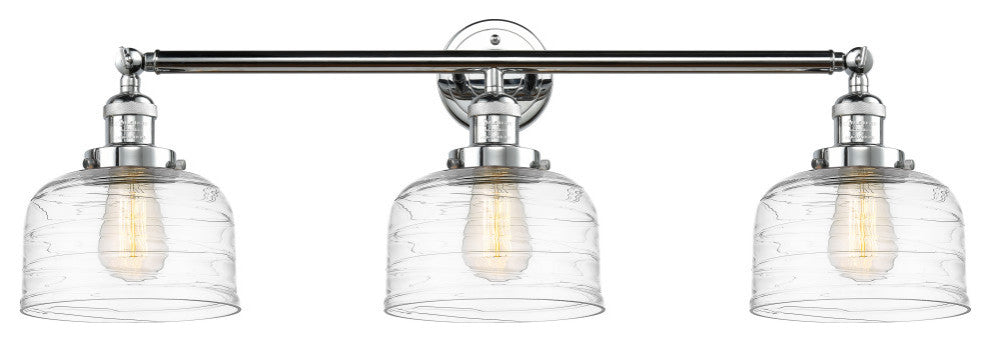INNOVATIONS 205-PC-G713-LED 3-Light Bath Vanity Light Polished Chrome