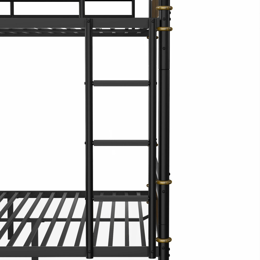Gewnee Queen over Queen Metal Bunk Bed