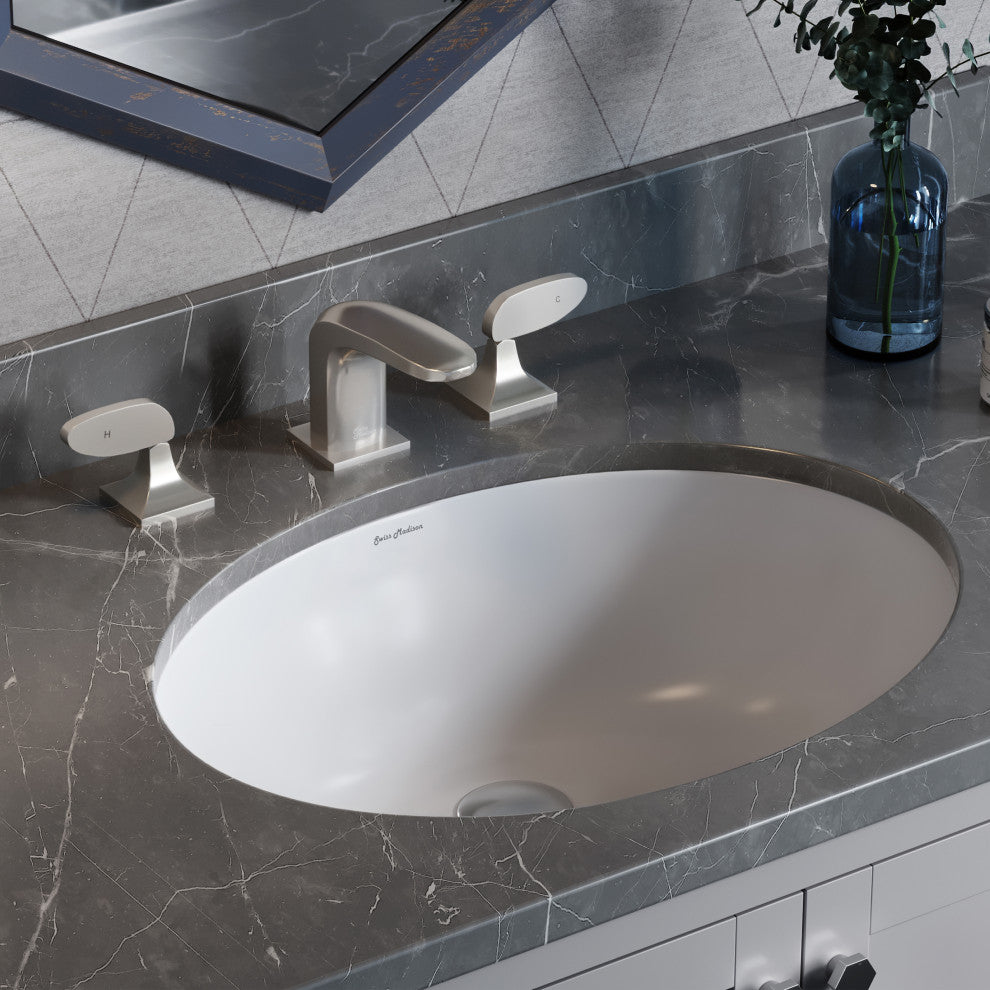 Monaco 19" Oval Under-Mount Bathroom Sink
