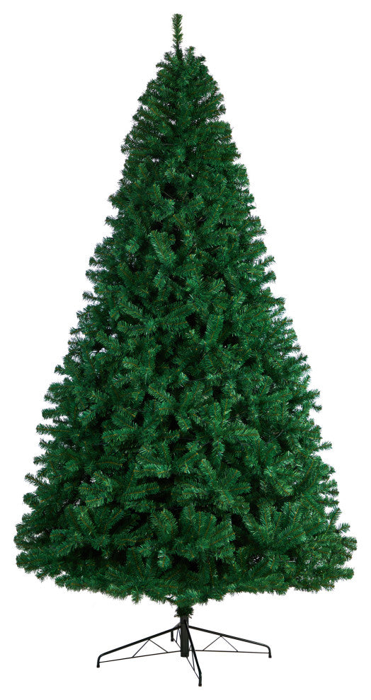9' Northern Tip Artificial ChristmasTree With 650 Clear LED Lights/1860 Branches