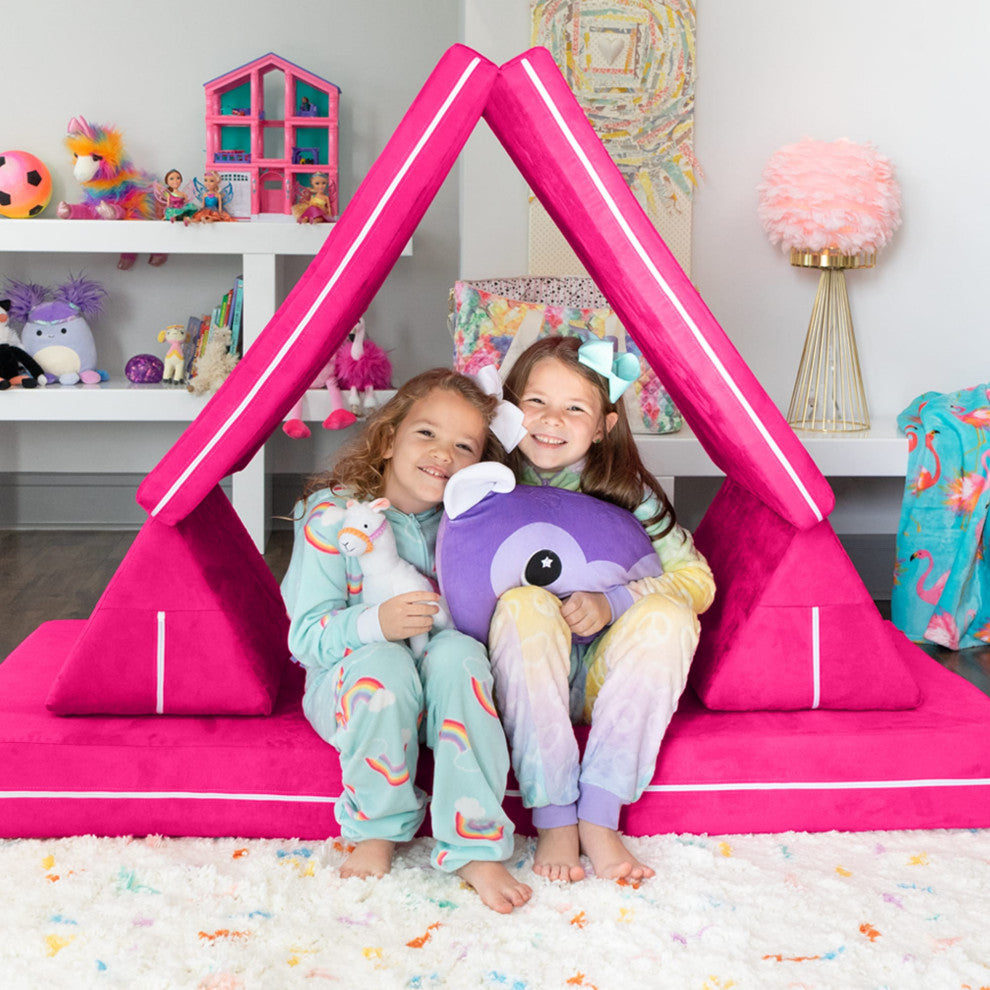 Jaxx Zipline Playscape - Imaginative Furniture Playset for Creative Kids-Grey