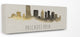"Philadelphia Skyline Silhouette" Stretched Canvas Wall Art