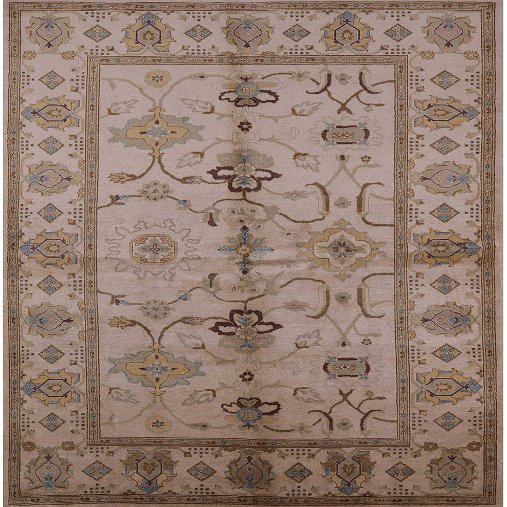 Ahgly Company Indoor Square Mid-Century Modern Area Rugs, 3' Square