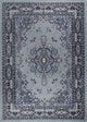 Home Dynamix Premium Sakarya Area Rug 21"x35", Border Silver