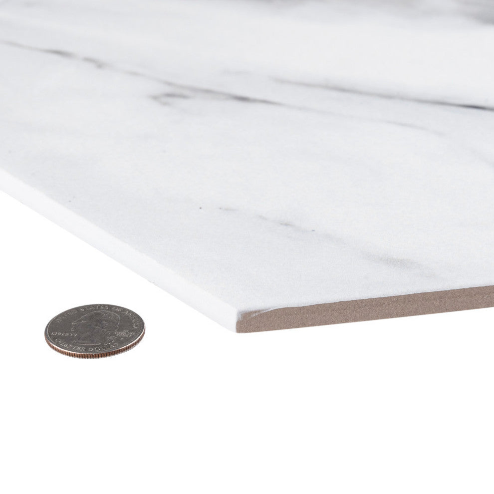 Marbilia Hex Venato with Biotech Porcelain Floor and Wall Tile