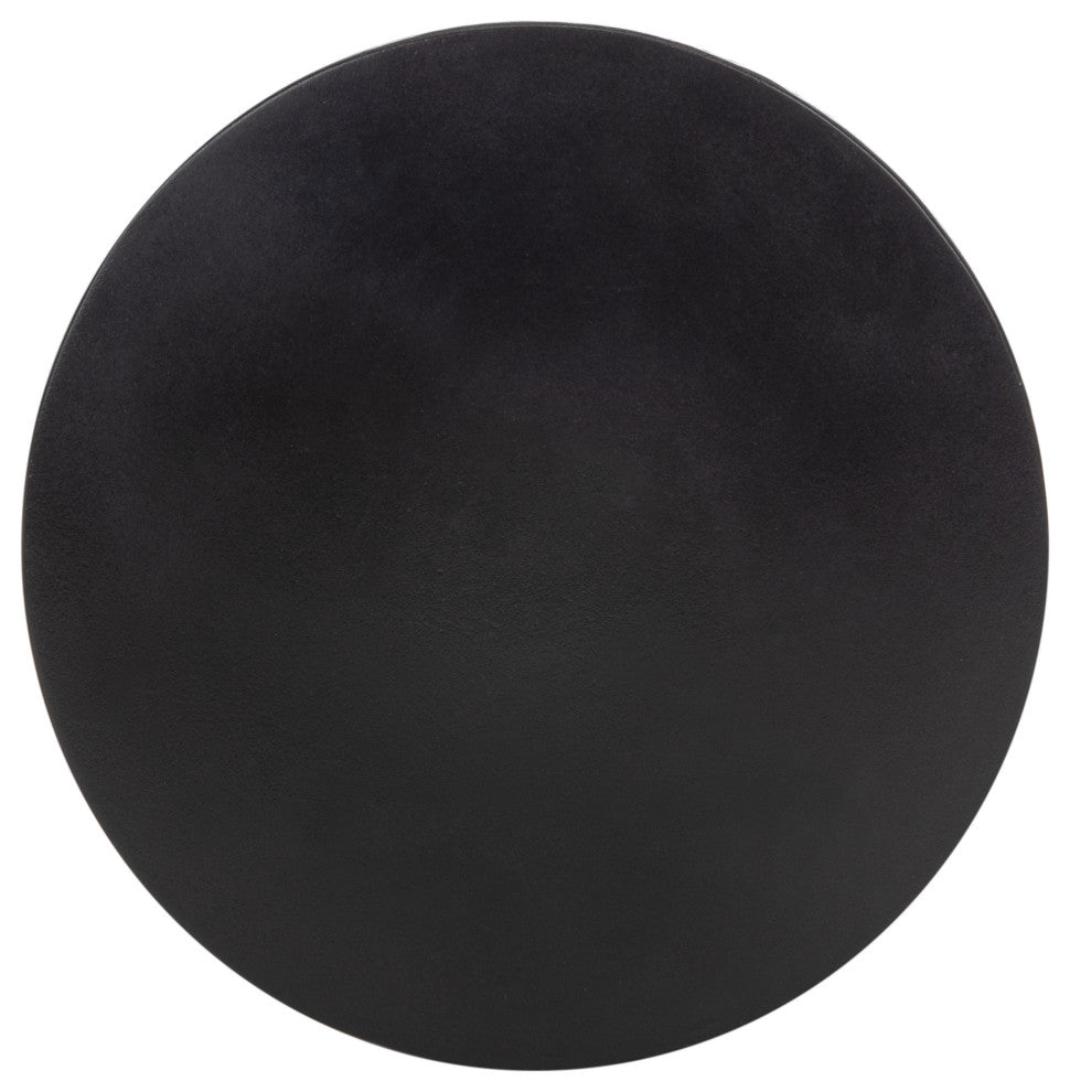 Safavieh Vesta Concrete Accent Stool, Black