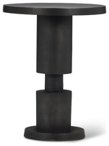 Elements Liam End Table Antique Zinc
