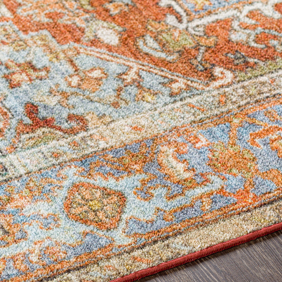 Leicester LEC-2306 6'7"x9' Machine Washable Rug