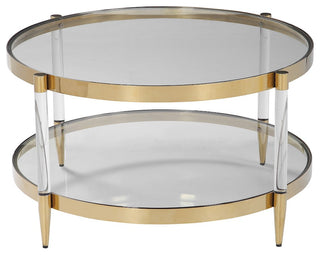 Uttermost Kellen Glass Coffee Table, 24895