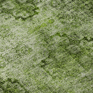 Premium Machine Washable Mayfield AMF557 Olive 9' x 12' Rug