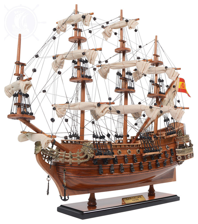 San Felipe Small Museum-quality Fully Assembled Wooden Model Ship