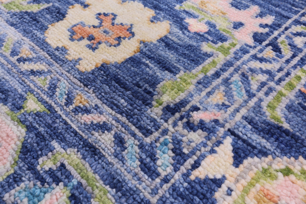 6' 0" X 9' 6" Handmade Turkish Oushak Wool Rug - Q15610
