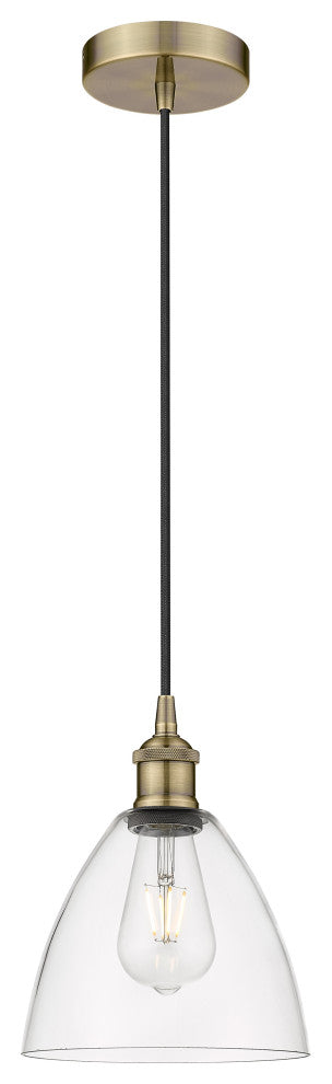 Innovations 616-1P-AB-GBD-752-LED 1-Light Mini Pendant, Antique Brass