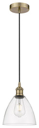 Innovations 616-1P-AB-GBD-752-LED 1-Light Mini Pendant, Antique Brass