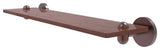 Tango 22" Solid Wood Shelf, Antique Copper