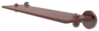 Tango 22" Solid Wood Shelf, Antique Copper
