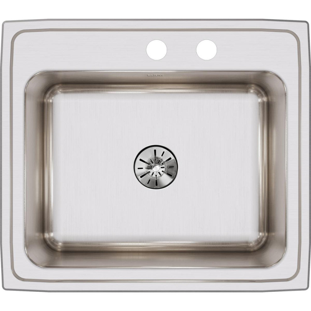 DLR252210PDMR2 Lustertone Classic Stainless Steel 25" Sink, Perfect Drain, Mr2