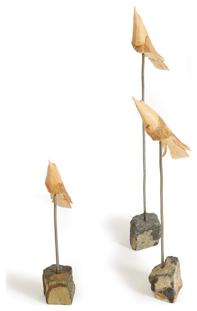The Flock, Set of 3 Natural