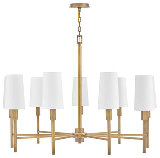 Hinkley Lighting 46456 Fenwick 9 Light 42"W Chandelier - Black