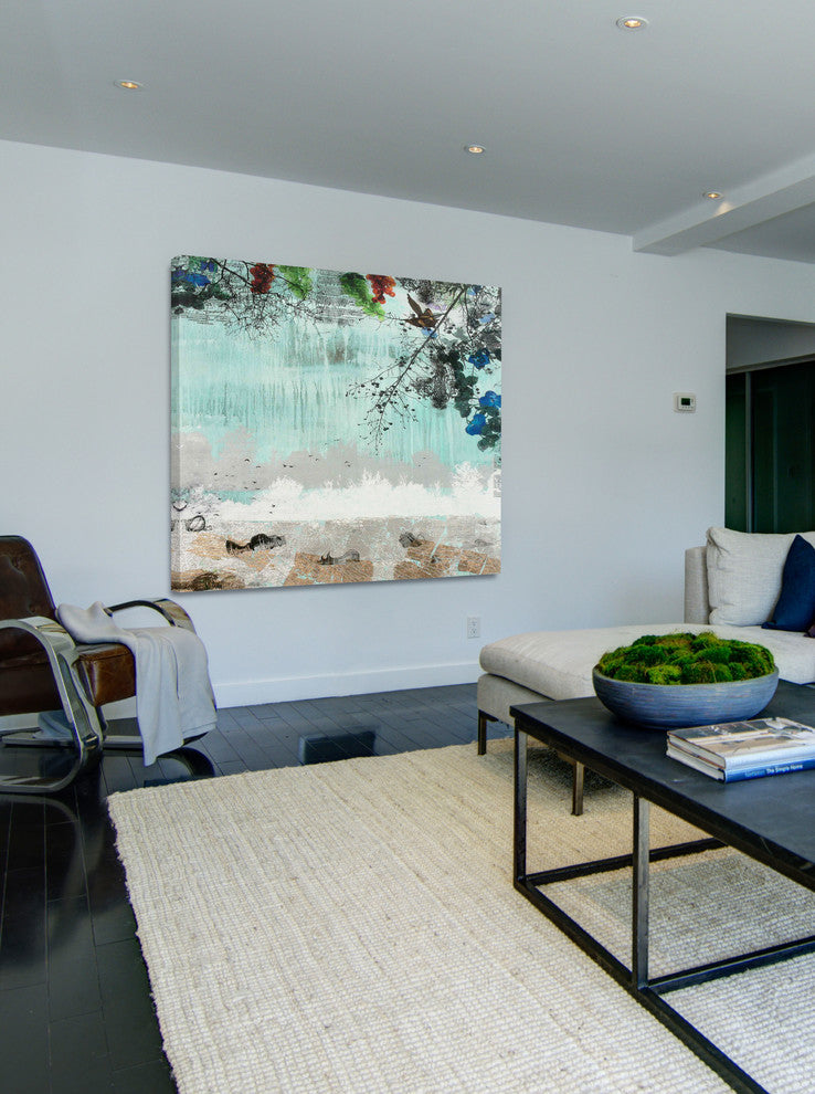 "Lost River" Painting Print on Canvas by Tracy Silva Barbosa