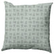 Criss Cross Bunnies Easter Decorative Throw Pillow, Breezeway Green, 26x26"